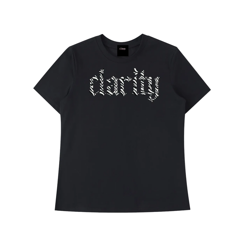 Womens Clarity Zebra Print NY T-Shirt