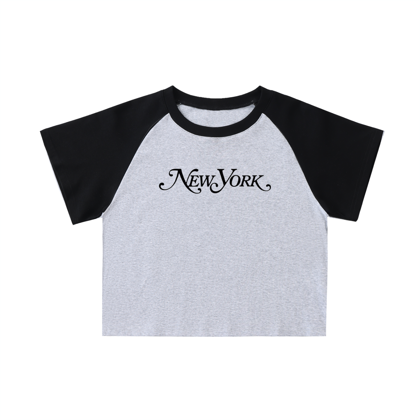 Womens Clarity  Raglan Sleeve Crop Top