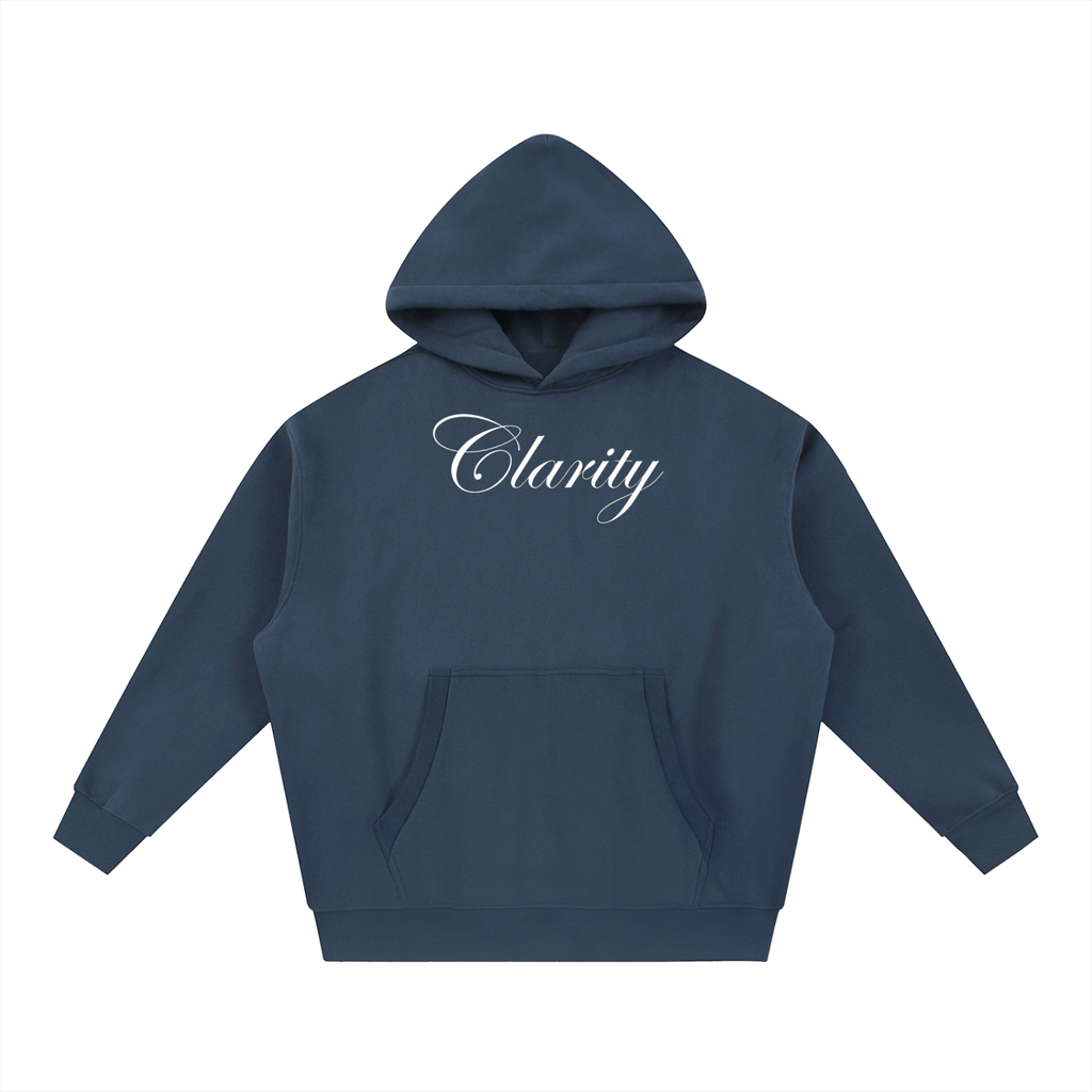 Clarity Dirty Martini Oversized Boxy Fit Fleece Hoodie