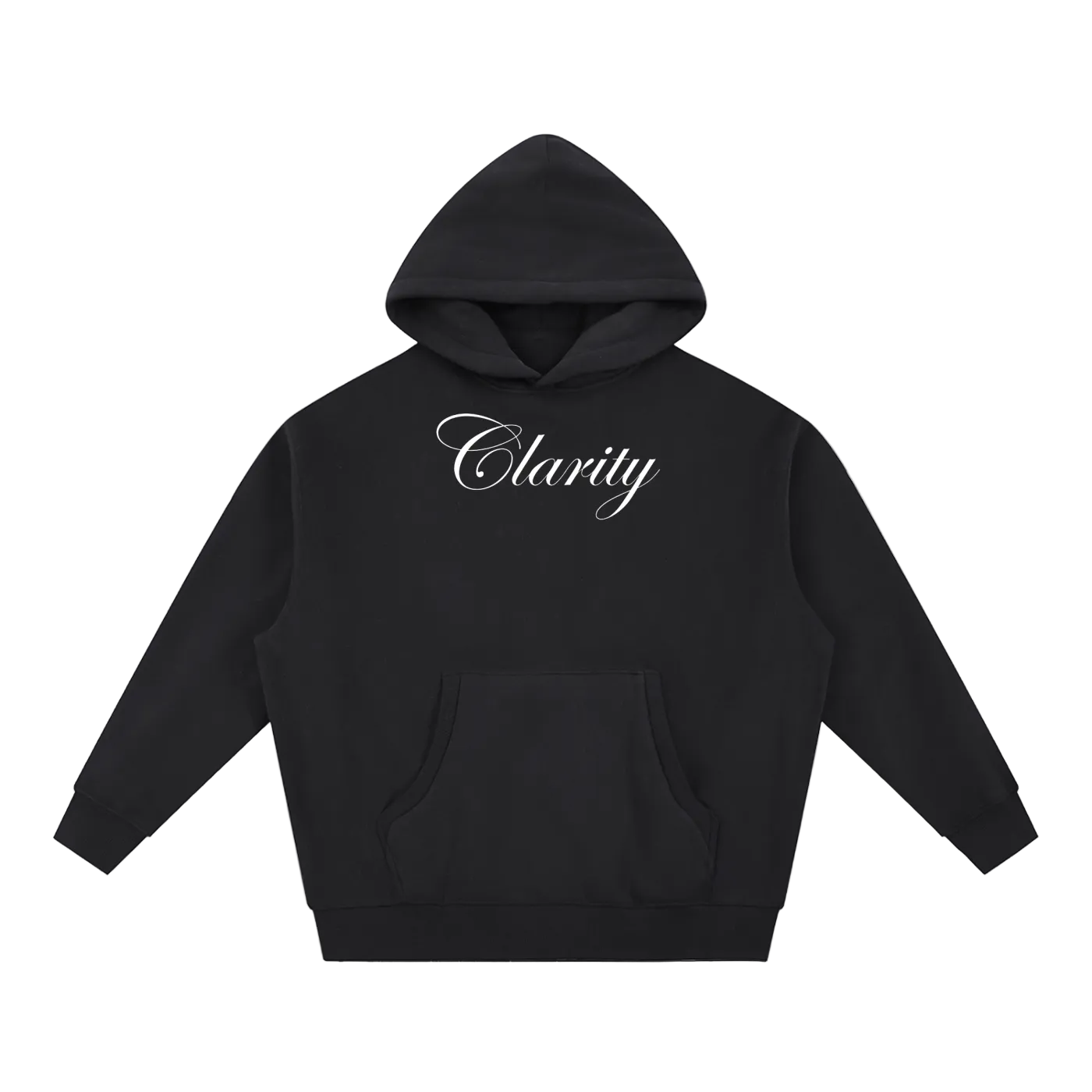 Clarity Espresso Martini Oversized Boxy Fit Fleece Hoodie