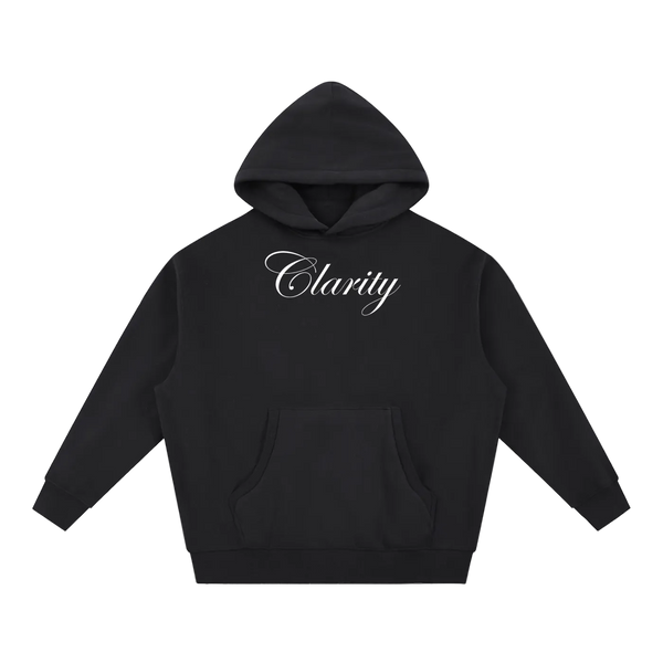 Clarity Espresso Martini Oversized Boxy Fit Fleece Hoodie