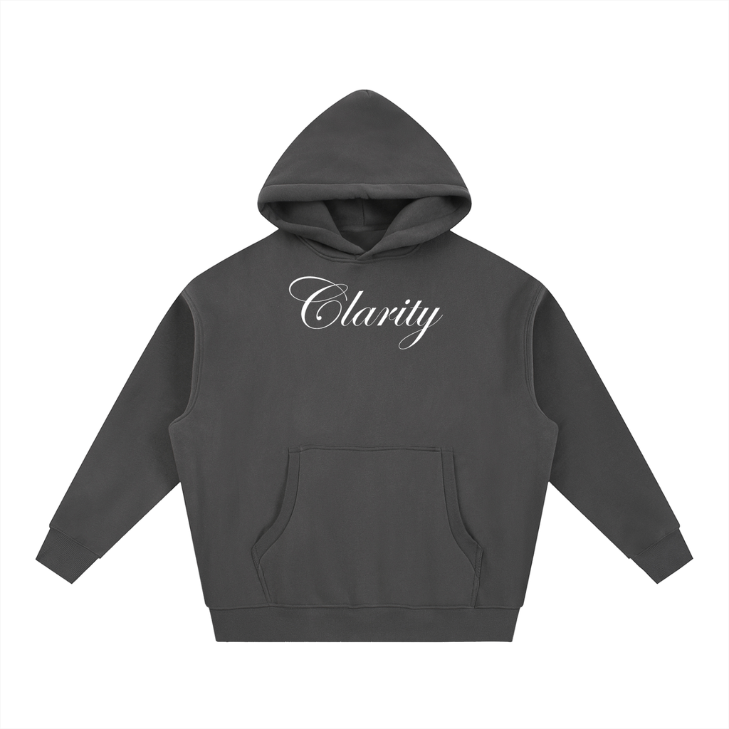 Clarity Dirty Martini Oversized Boxy Fit Fleece Hoodie