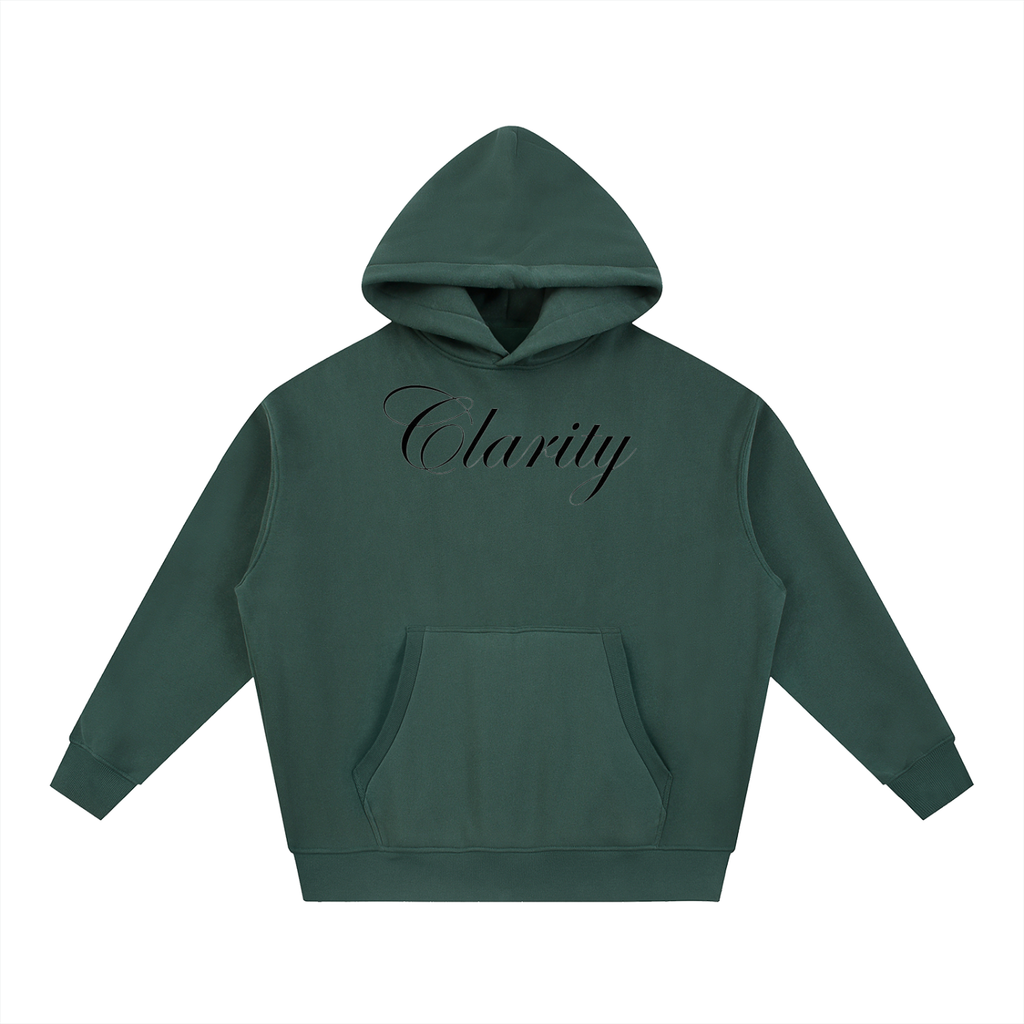 Clarity Dirty Martini Oversized Boxy Fit Fleece Hoodie