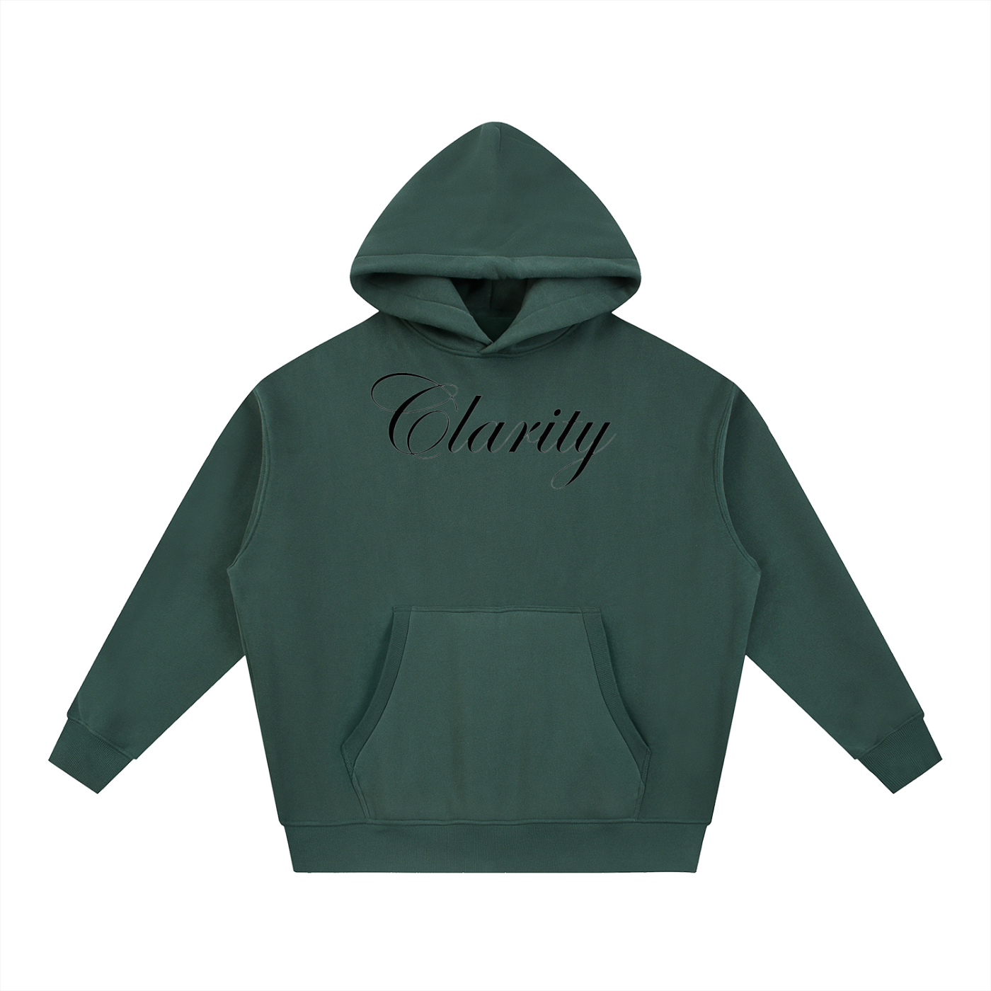 Clarity Dirty Martini Oversized Boxy Fit Fleece Hoodie