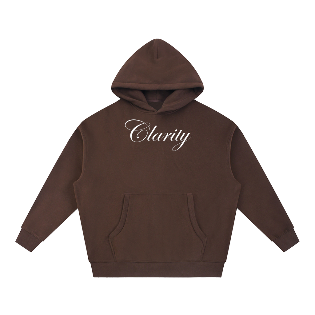 Clarity Dirty Martini Oversized Boxy Fit Fleece Hoodie