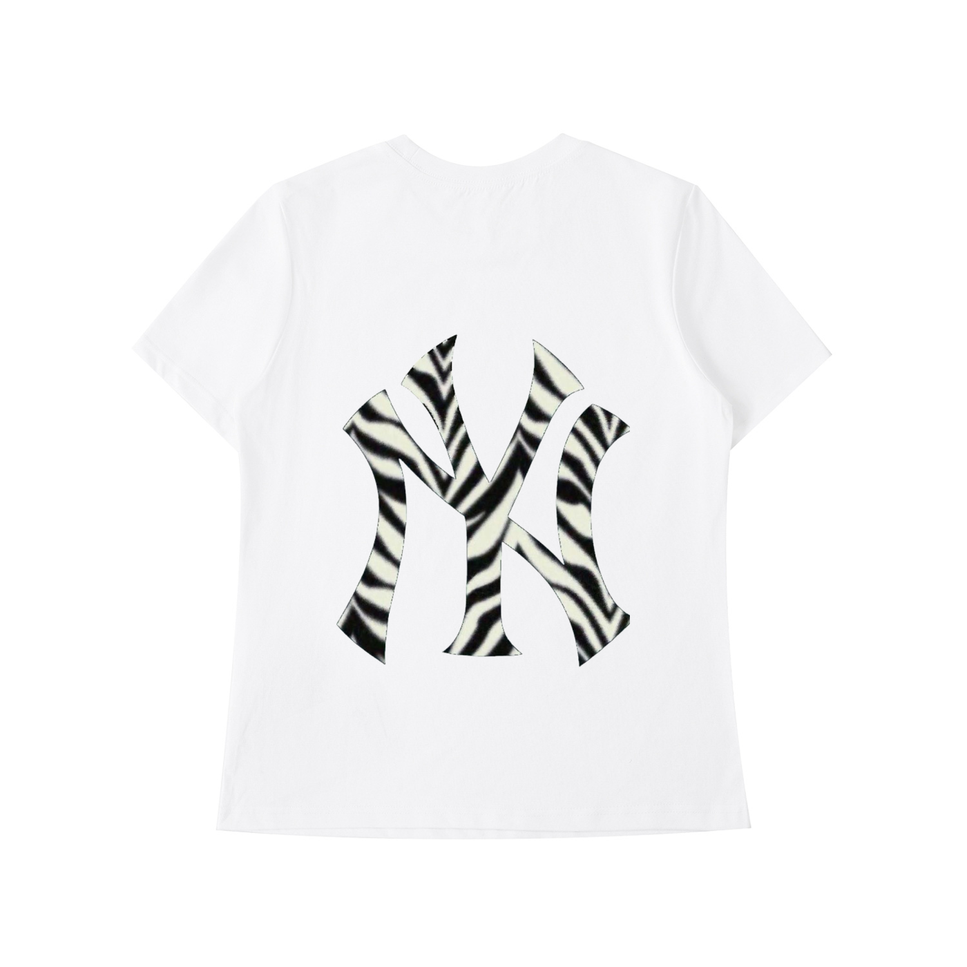 Womens Clarity Zebra Print NY T-Shirt