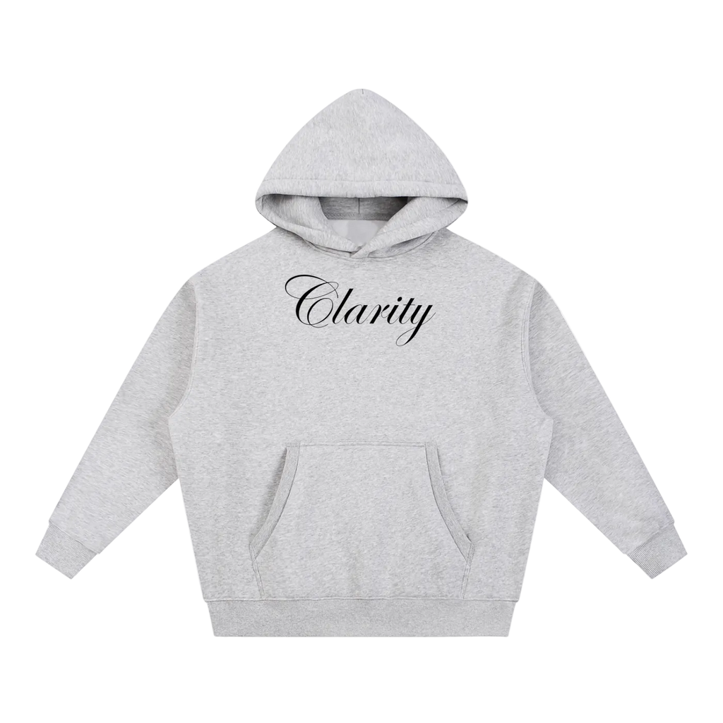 Clarity Star Oversized Boxy Fit Fleece Hoodie