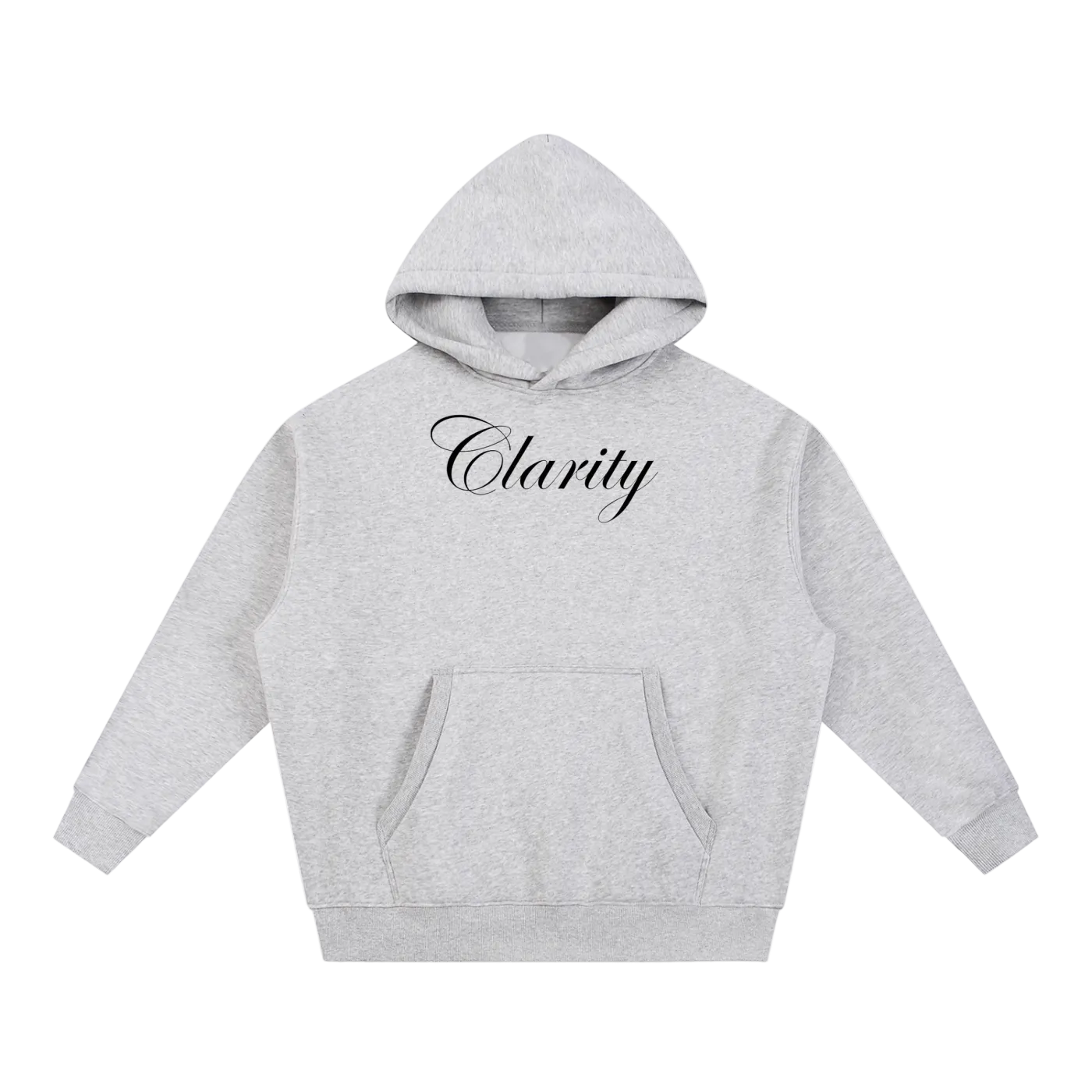 Clarity Star Oversized Boxy Fit Fleece Hoodie