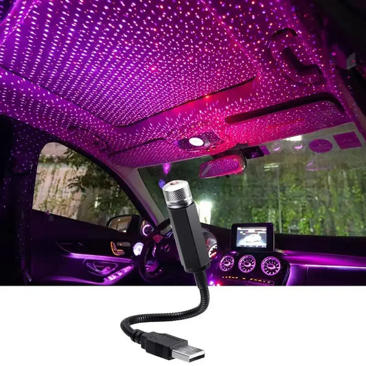 LED Starry Sky Night Lamp Car Star Roof Lights 5V USB Powered Galaxy Star Projector Lamp For Room Car Ceiling Atmosphere Decor