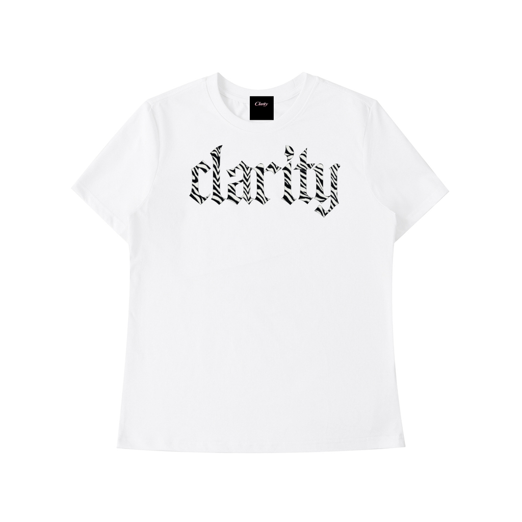 Womens Clarity Zebra Print NY T-Shirt