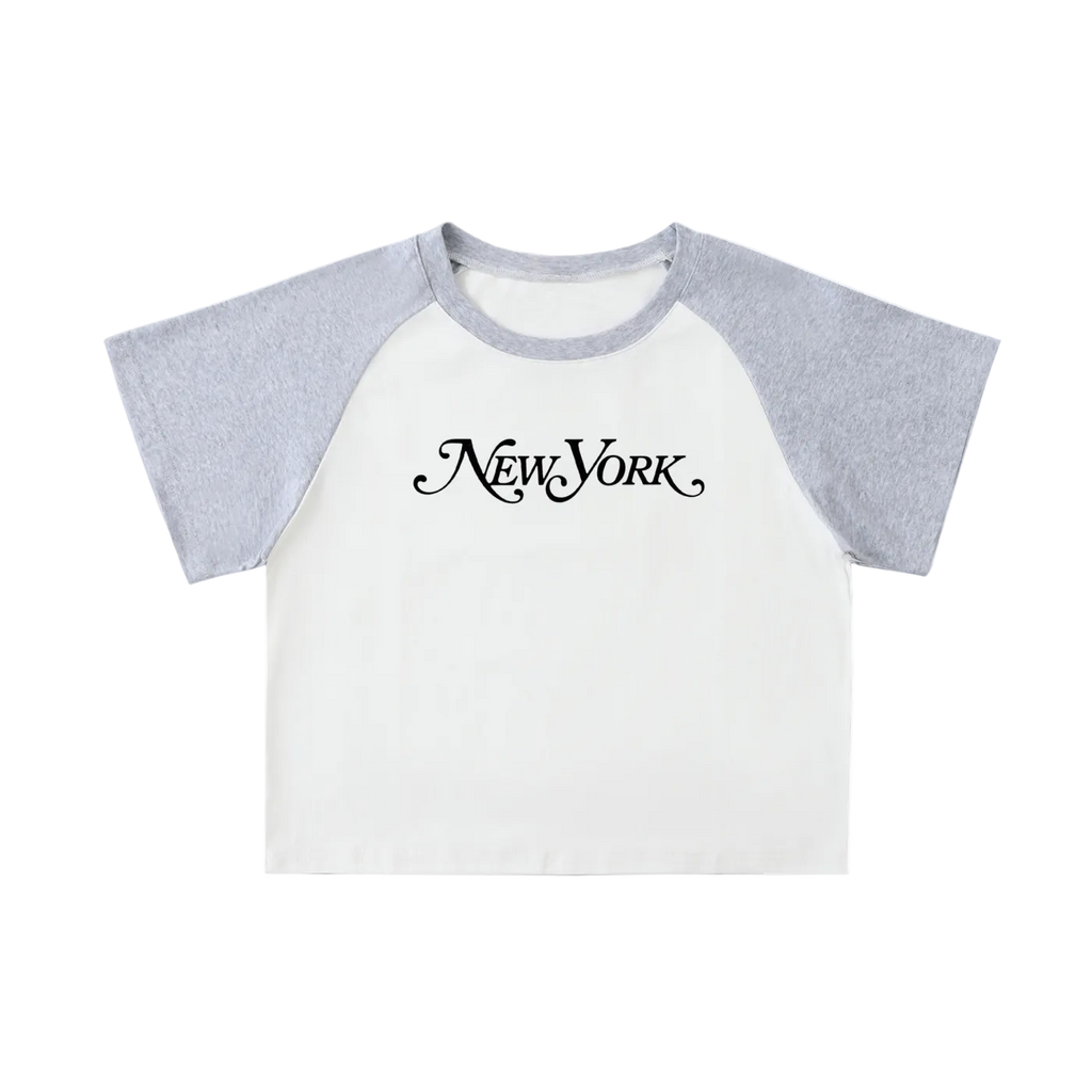 Womens Clarity  Raglan Sleeve Crop Top