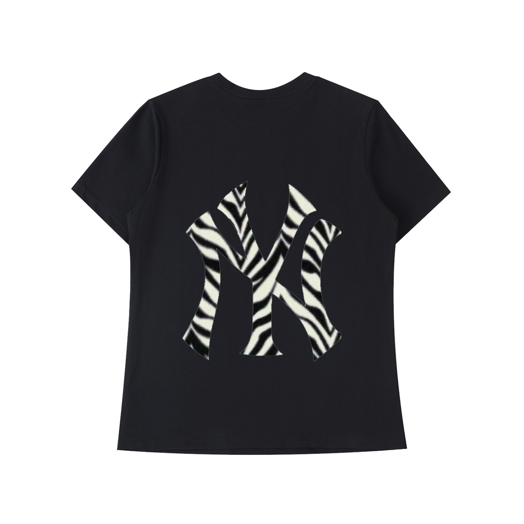 Womens Clarity Zebra Print NY T-Shirt
