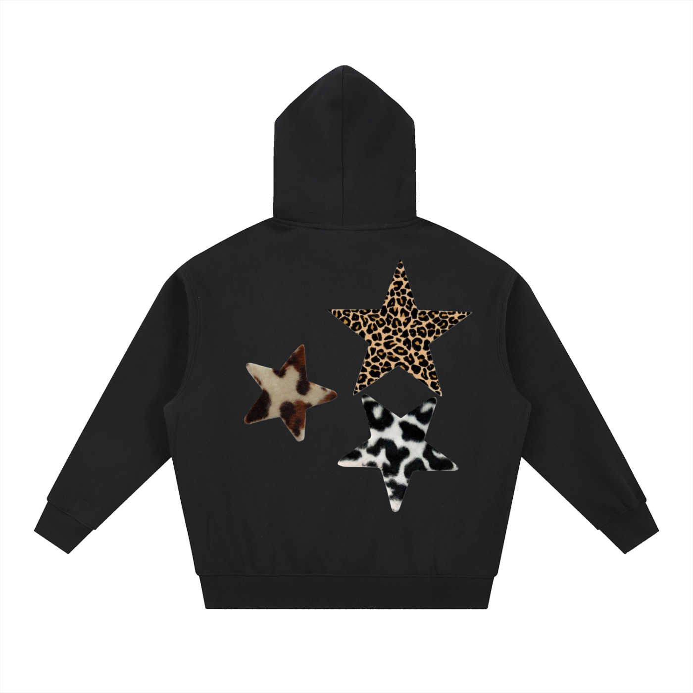 Clarity star Oversized Boxy Fit Fleece Hoodie