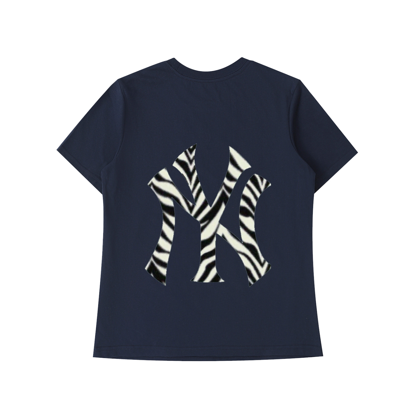 Womens Clarity Zebra Print NY T-Shirt