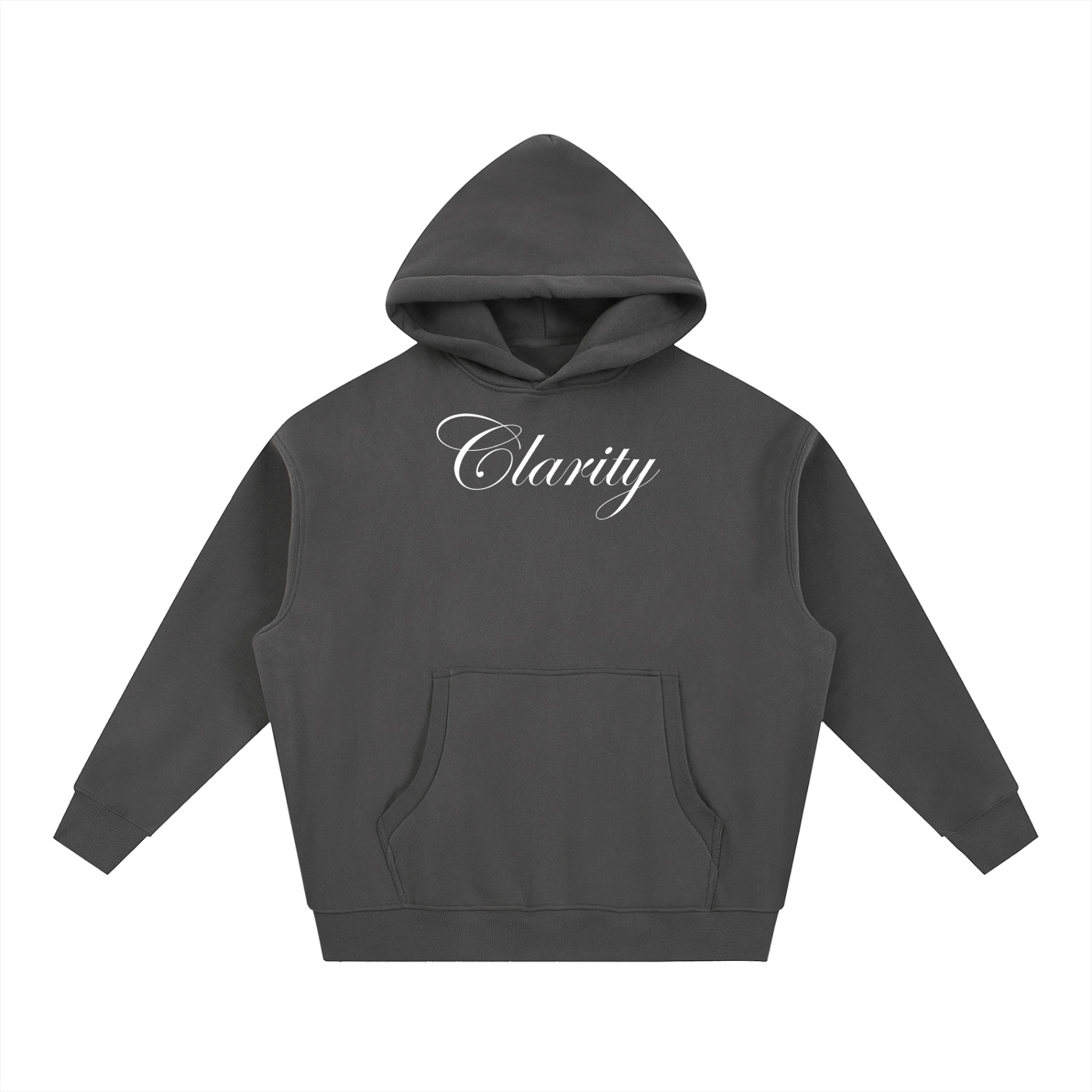 Clarity Espresso Martini Oversized Boxy Fit Fleece Hoodie