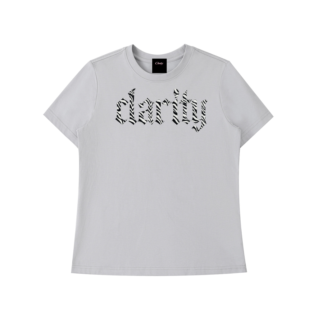 Womens Clarity Zebra Print NY T-Shirt